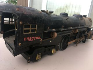 Rare A.  C.  Gilbert Hudson Erector Set 8 Model Train Locomotive & Tender Rare