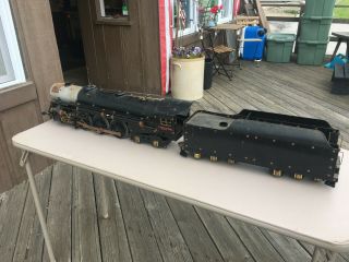 RARE A.  C.  Gilbert Hudson ERECTOR SET 8 Model Train Locomotive & Tender RARE 3