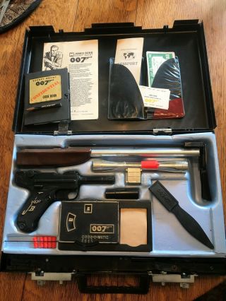 James Bond 007 Attache Case 1965 Vintage Spy Kit -