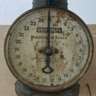 VTG Landers Frary Clark Universal Household Scale 25 Pounds Britain CT USA 3