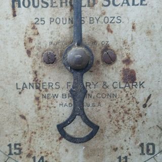 VTG Landers Frary Clark Universal Household Scale 25 Pounds Britain CT USA 9