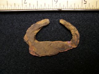 RARE AUTHENTIC OLD COPPER CULTURE ORNAMENT FROM VILAS COUNTY,  WISCONSIN 2