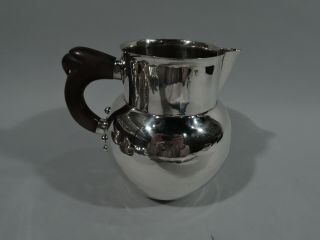 Spratling Pitcher - Midcentury Modern - Mexican Sterling Silver - Taxco 1940s 3