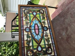 Antique Stained Glass Window,  Large window 4