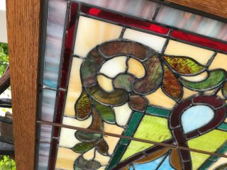 Antique Stained Glass Window,  Large window 6