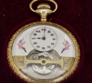 Museum Mobilis Minute Tourbillon Pocket Watch 掛表 挂表 For Emperor Pu Yi Of China