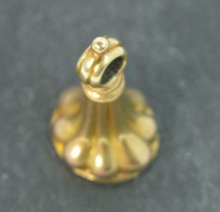 Georgian 15ct Yellow Gold and Bloodstone Intaglio Pocket Watch Fob Pendant t0468 5