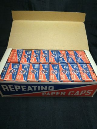 Star Brand Repeating Paper Caps,  Full Box 60 Boxes Total Of 250 Roll Shots