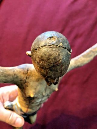18TH CENTURY MEXICAN SOUTHWEST BULTO CORPUS OF JÉSUS CHRIST CARVED WOOD 10
