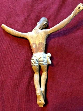 18TH CENTURY MEXICAN SOUTHWEST BULTO CORPUS OF JÉSUS CHRIST CARVED WOOD 6