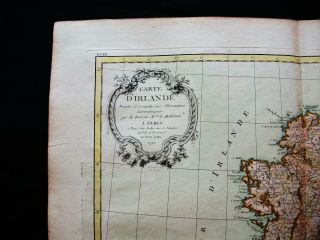 1778 ZANNONI - rare map: UNITED KINGDOM,  IRELAND,  DUBLIN,  CORK,  GALWAY,  BELFAST 3