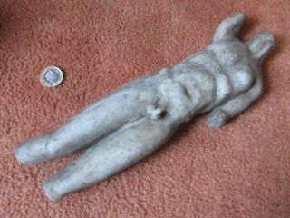 Scarce Ancient Graeco - Roman Marble Statue Fragment Hercules 100bc - 300ad 30cm,