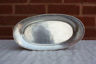 19th Century Chinese Export Solid Silver Tray 483 Grams
