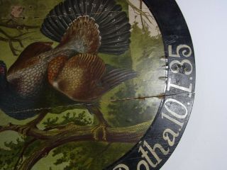 Vintage German Folk Art HUNT TARGET Wood Rifle Club 01.  10.  1935 13 5