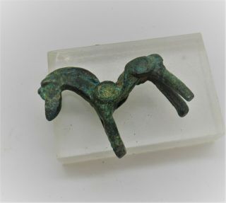 BRITISH FOUND CIRCA 100BC - 100AD ANCIENT CELTIC BRONZE HORSE STATUETTE 2