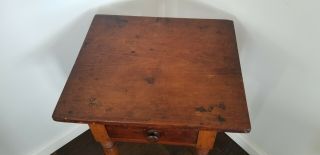 Early American Work/SideTable,  Federal,  Primitive,  19th Century 2