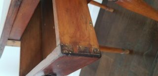 Early American Work/SideTable,  Federal,  Primitive,  19th Century 3