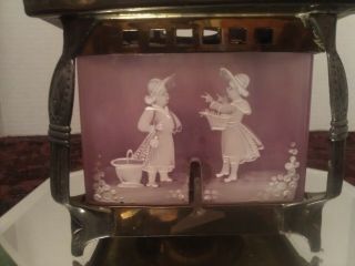 LITHOPANE MARY GREGORY STYLE BURNER 6