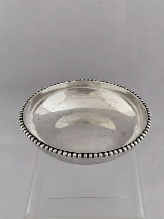 Guild Of Handicrafts Solid Silver Coaster Or Dish 1943 London