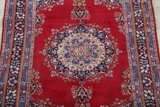 Handmade Traditional Floral 7x10 Wool Kashmar Oriental Area Rug 9 ' 4 