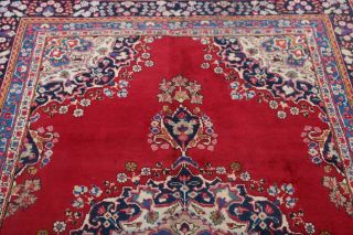 Handmade Traditional Floral 7x10 Wool Kashmar Oriental Area Rug 9 ' 4 