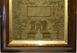 LATE 18TH/EARLY 19TH CENTURY HOUSE SAMPLER BY MARGARET & JEAN BOWIE? - c.  1800 3