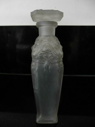 An Art Nouveau French Glass Perfume Bottle.