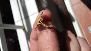 roman gold ring I century of NERO 2