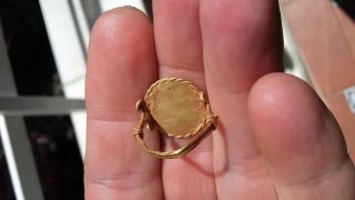 roman gold ring I century of NERO 3