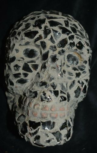 Orig $1099 Wow Pre Columbian Olmec Obsidian Mask 8in Prov