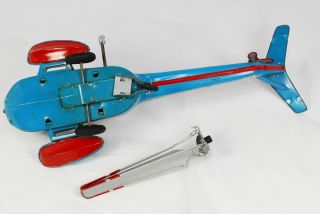 Vintage Japanese Wind - up Tin Toy Helicopter USAF HSS - 2 Marusan 30cm EXC 11