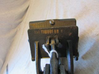 VTG Antique Cast Iron Business Calling Card Printing Press Letter 6