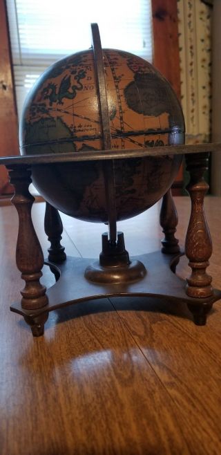 Vintage Zodiac Astrology Desktop Globe Made In Italy Old World Style World Globe 8