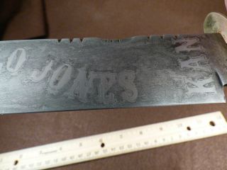 Old Buffalo Bill Wild West Sheffield Knife Given To Buffalo Jones 1886 Kansas 6