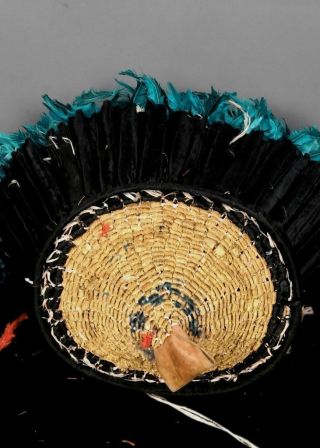 Outstanding Tribal Large Bamileke Juju Feather Headdress - - - - Cameroon BN 50 5