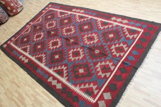 AN OLD HANDMADE AFGHAN KILIM (241 x 153 cm) 2