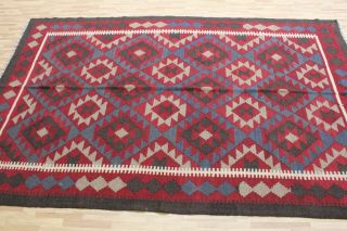 AN OLD HANDMADE AFGHAN KILIM (241 x 153 cm) 3