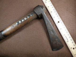 Old Huron Indian Tomahawk War Axe Forged Blade With 2 Hallmarks 1800 ' s 2