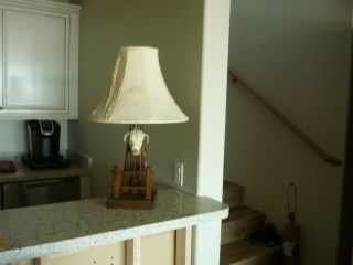 Brandt Ranch Oak Rare Hereford Vintage Lamp