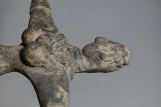 Ancient Syro - Hittite Ceramic Idol male Statue Figure Circa 1200 BC 11
