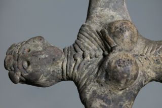 Ancient Syro - Hittite Ceramic Idol male Statue Figure Circa 1200 BC 12
