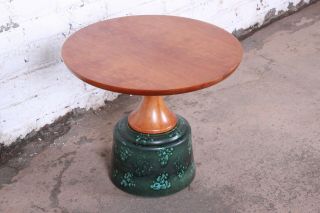 John Van Koert for Drexel Ceramic Base Occasional Table,  1956 3
