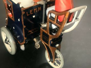 1910 ' s Lehmann Germany Tin Windup Toy Li - La Hansom Cab with Riders 12