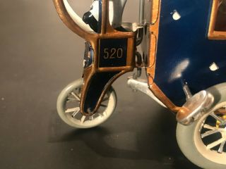 1910 ' s Lehmann Germany Tin Windup Toy Li - La Hansom Cab with Riders 4