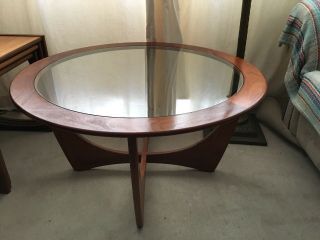 1960 ' s G Plan astro teak and glass coffee table.  Vintage/Retro/MidCentury. 2