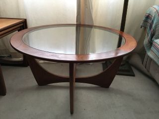 1960 ' s G Plan astro teak and glass coffee table.  Vintage/Retro/MidCentury. 5