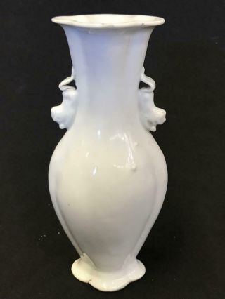 Chinese Antique Porcelain Blanc de Chine Monochrome Vase - Late19th Century 8