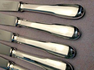 Cluny by Christofle Silverplate group of 10 Dinner Knives 9.  75 