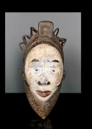 Old Tribal Bakongo Nail Fetish Mask - Congo