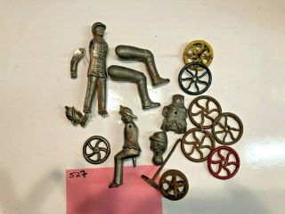 Vintage Toys Wilkins Hubley Ives Kenton Parts,  Misc.  Parts,  Cast Iron